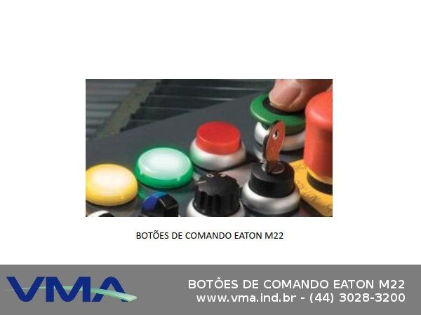 BOTÕES DE COMANDO EATON M22-em-Bituruna